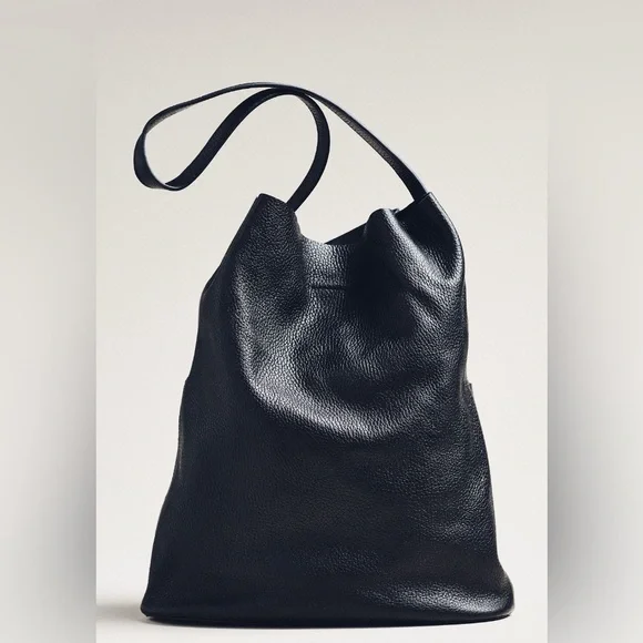 ANTHROPOLOGIE LEATHER SHOULDER BAG & POUCH NWT